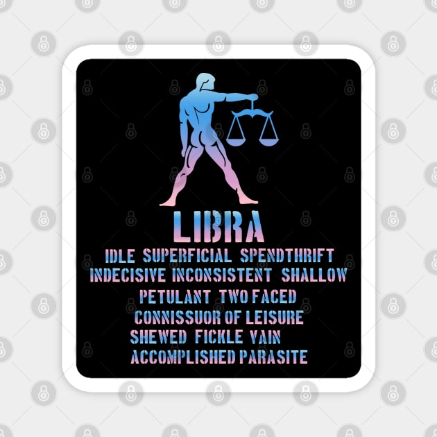 Other Side Of The Zodiac – libra Magnet by Dark Of The Moon