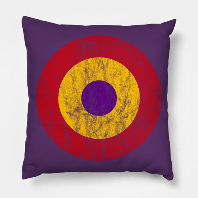 Spanish Republican AirForce Roundel Pillow by Acka01