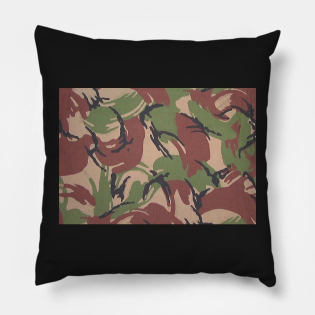 British Army Camouflage Pillow by Cataraga