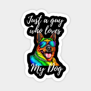 Just a guy who loves my dog Magnet