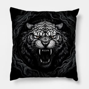 White Tiger Pillow