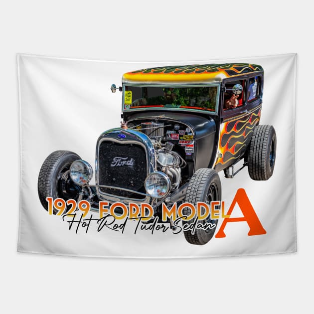 1929 Ford Model A Hot Rod Tudor Sedan Tapestry by Gestalt Imagery