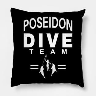 Poseidon Dive Team Pillow