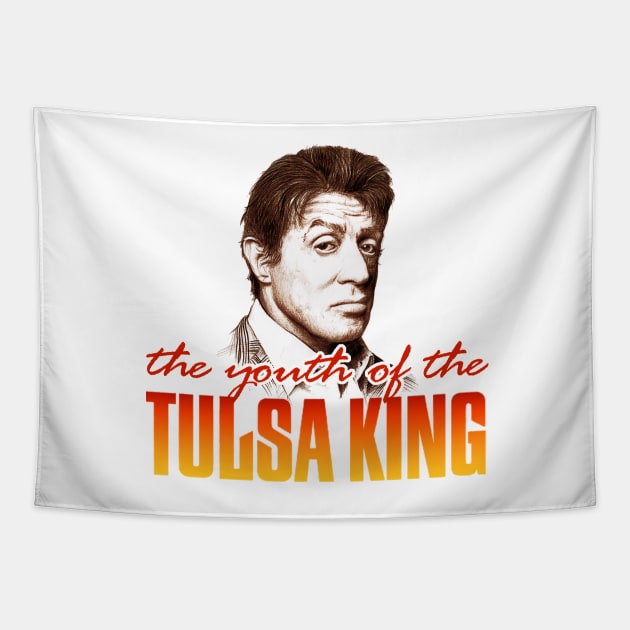 Tulsa King series fan works graphic design by ironpalette Tapestry by ironpalette