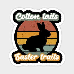 Cotton tails Easter trails Magnet