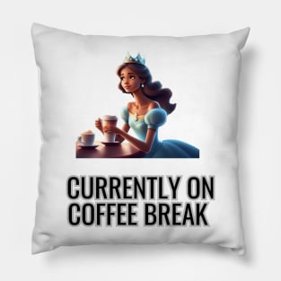 Princess - On coffee break Pillow