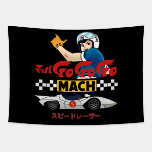 Speed Racer Mach 5 Gogogo Tapestry