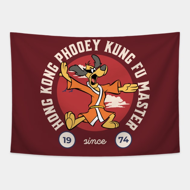 Hong Kong Phooey, Kung Fu Master Tapestry by Teessential