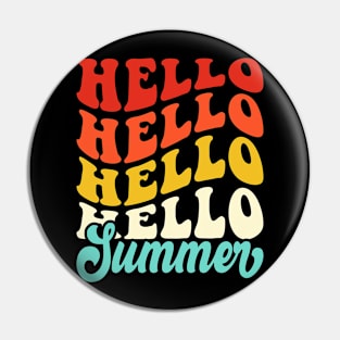 Hello Summer T Shirt For Women Men Pin