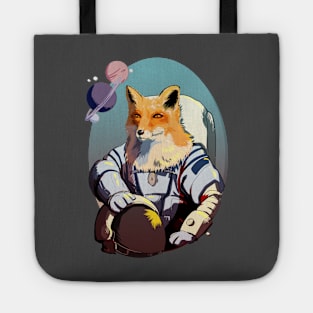 Foxxy astronaut Tote