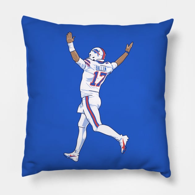 Ballin! Pillow by Carl Cordes