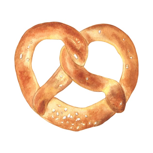 Pretzel with sea salt by Flowersforbear