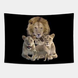 Lion Family in Kenya / Africa Tapestry