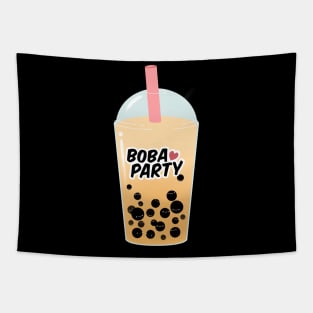 Boba Milk Tea Party Tapestry