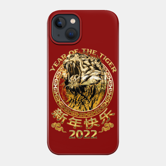 Christmas 2022 Phone Chinese Zodiac Tiger 2022 - Chinese Zodiac - Phone Case | Teepublic