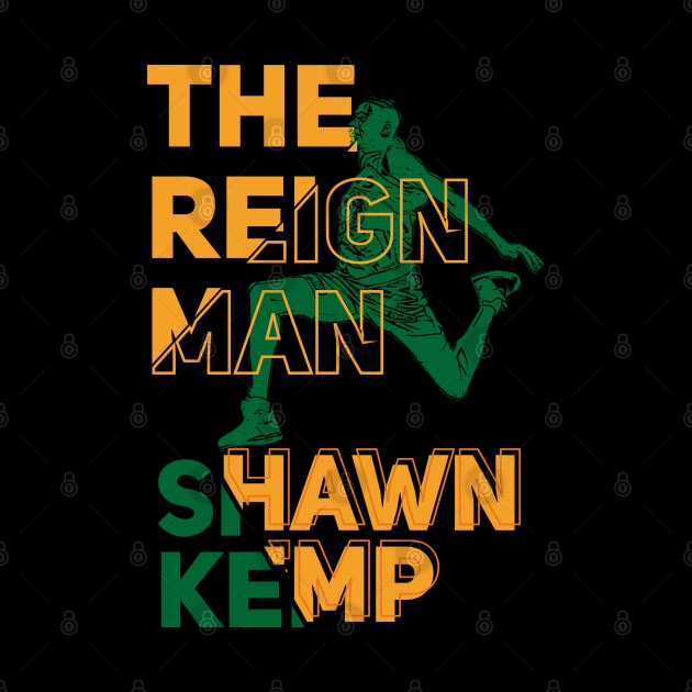 Shawn Kemp // The Reign Man by Aloenalone