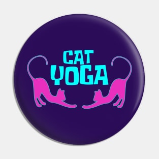 Cat Yoga Pin