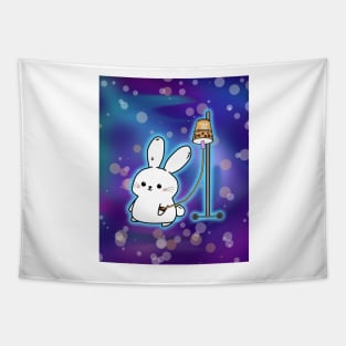 Boba Bunny in Space! Tapestry