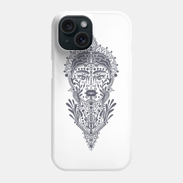 Henna woman Phone Case by Kamaloca