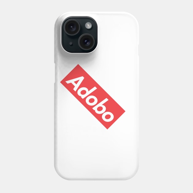 Filipino Chicken Adobo - Box Logo Phone Case by Tees_N_Stuff