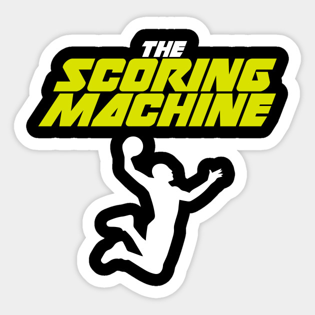 Work Hard : Be a score machine - Machine - Sticker