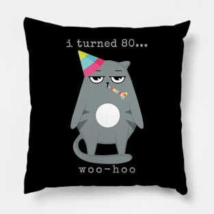 80th Birthday Pillow