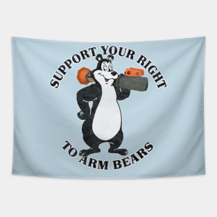 Support Your Right To Arm Bears Tapestry