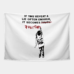 Politics is funny Tapestry