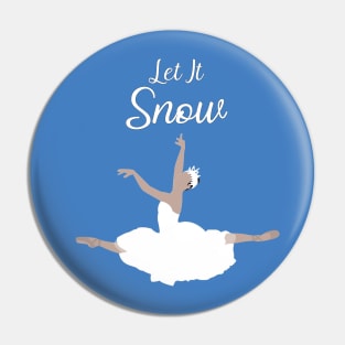 Let It Snow - Medium Skin Tone Pin