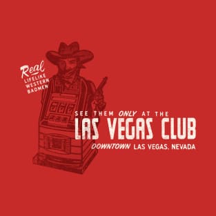 Retro Vintage The Las Vegas Club Casino T-Shirt