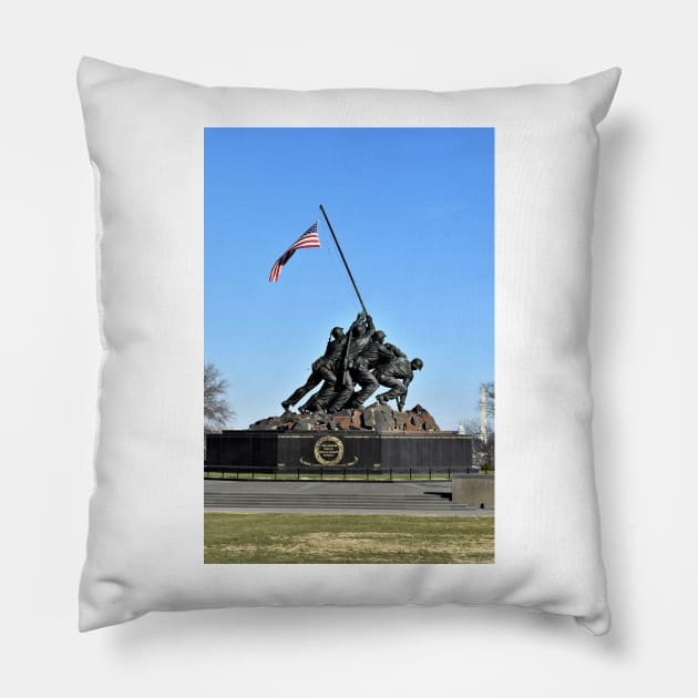 US Marine Corp Memorial Pillow by searchlight