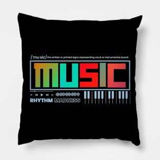 Music: Rhythm Madness Pillow