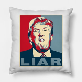 Trump Liar Poster Pillow