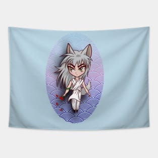 Chibi Kurama fox Tapestry