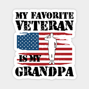 My favorite veteran is my grandpa Magnet