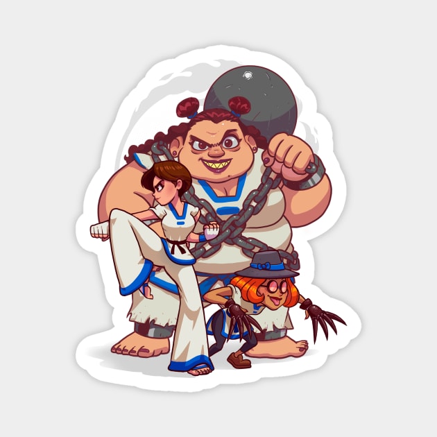 The Queen Of Fighters Magnet by BrunoMota