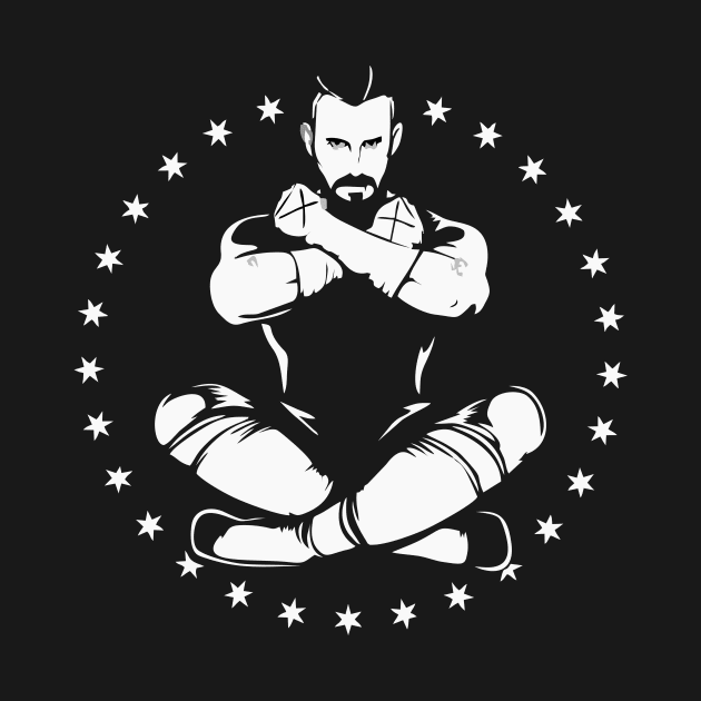 BLACK AND WHITE CM PUNK by Tayooanaku