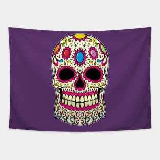 INFINITY CALAVERA-WHITE Tapestry