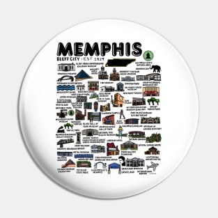 Memphis Map Pin