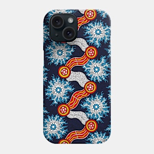 Aboriginal Art - The Journey Phone Case