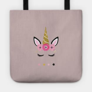 Unicorn 4th Birth day Tote