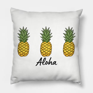 Aloha Hawaiian Pineapple Pillow