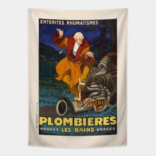 Plombières les Bains Vintage Poster 1931 Tapestry