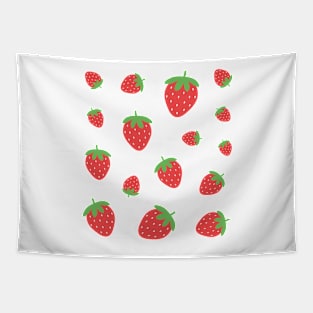 Cute strawberry pattern Tapestry