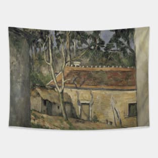 Farmyard by Paul Cezanne Tapestry