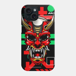 Samurai - Ronin Mask Illustration Phone Case