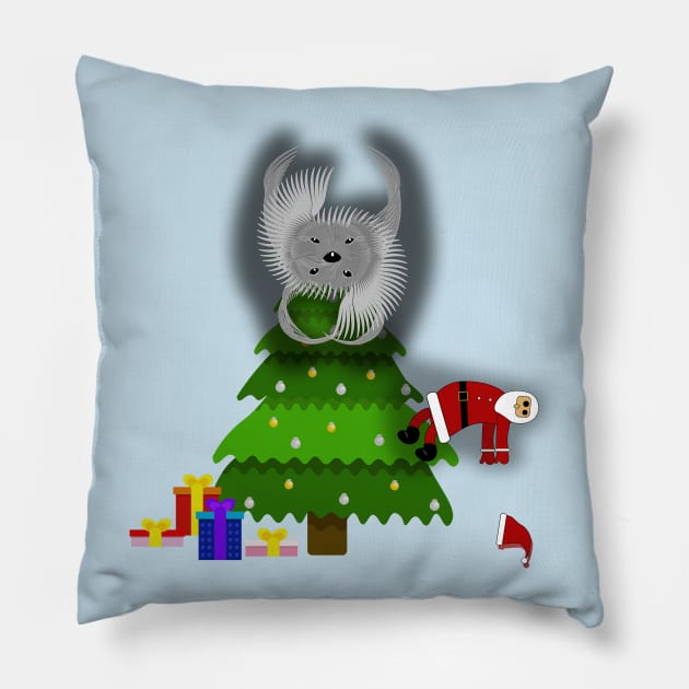 Ophanim Christmas Tree Pillow by Open Studios