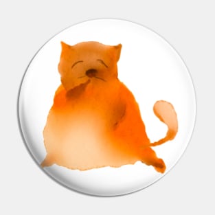 red cat Pin