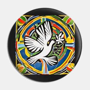 Dove of Peace-Matisse inspired Pin