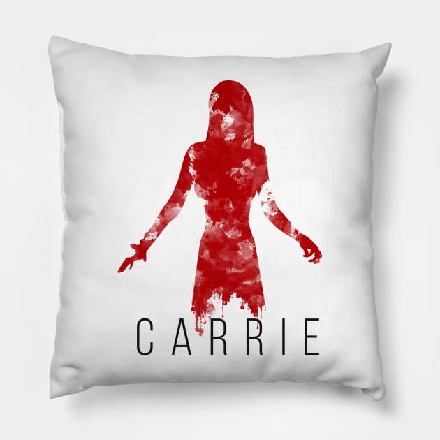 Carrie (1976) Pillow by MonoMagic